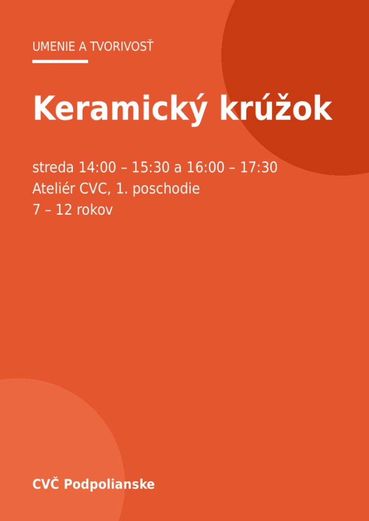 Plagát: Keramický krúžok