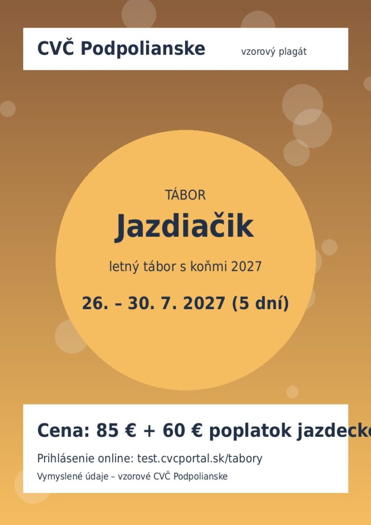 Plagát: Jazdiačik